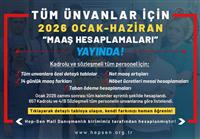 2026 Ocak Haziran Dönemi Sözleşmeli ve Kadrolu Sağlık...